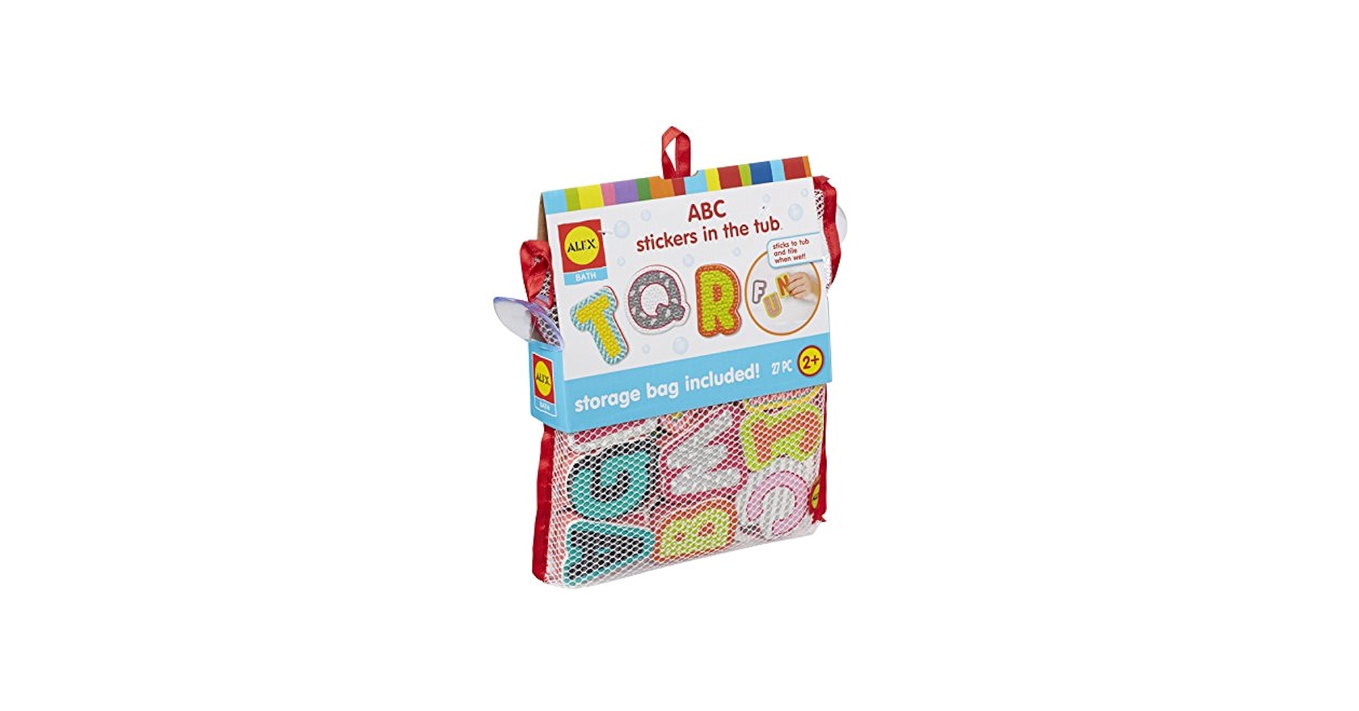 Amazon.com: Alex Bath ABC Stickers in the Tub Kids Bath Activity